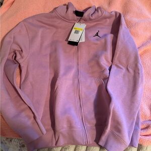 Pink Jordan Zip-Up Hoodie